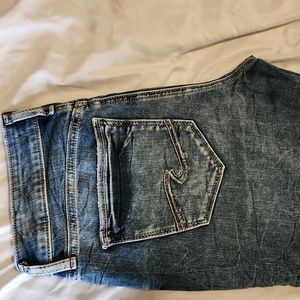 Womens Silver Jeans Suki Straight Crop size 31x27